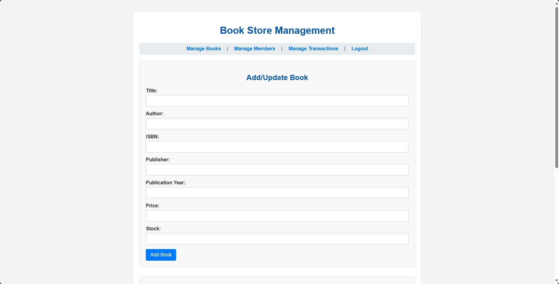 Screenshot Book Store API